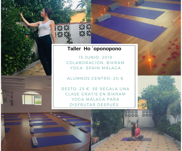 Taller Ho´oponopono nivel básico en Bikram Yoga Spain Málaga